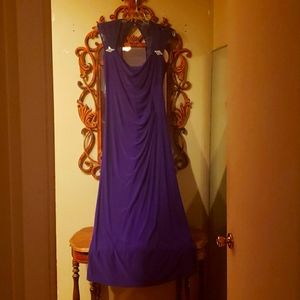 R & M Richards Formal Purple Gown